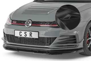 VW Golf 7 GTI TCR 2019- přední spoiler lip Glossy Black CSR Lesk