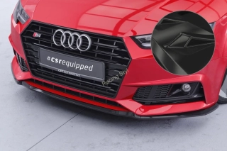 Audi A4 B9 S-Line/ S4 B9 přední spoiler lip Glossy Black CSR Lesk