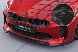 Kia Stinger GT přední spoiler lip Glossy Black CSR Lesk.