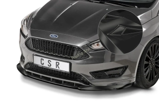 Ford Focus MK3 Facelift ST-Line přední spoiler lipa Glossy Black CSR Lesk.