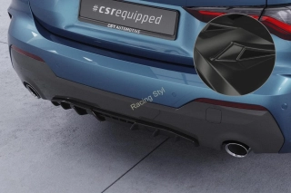 BMW 4 G22/G23 M-Paket a M440 spoiler na zadní nárazník Glossy Black CSR Lesk.