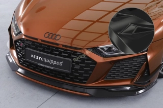 Audi R8 4S Facelift přední spoiler lip Glossy Black CSR Lesk
