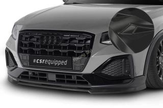 Audi Q2 GA Facelift přední spoiler lip Glossy Black CSR Lesk