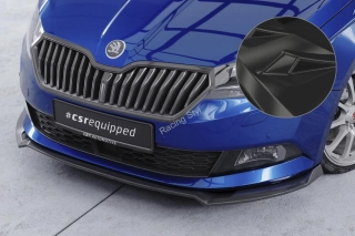 Škoda Fabia 3 typ NJ Facelift přední spoiler lip Glossy Black CSR Lesk.