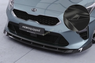Kia Ceed CD přední spoiler lip Glossy Black CSR Lesk