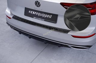 VW Golf 8 Variant CD spoiler na zadní nárazník Glossy Black CSR Lesk