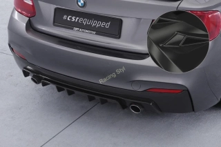 BMW 2 F22/F23 M-Paket spoiler na zadní nárazník difuzor Glossy Black CSR Lesk.
