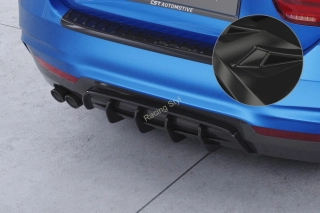 BMW 4 F32/ F33/ F36 M-Paket spoiler na zadní nárazník Glossy Black CSR Lesk.