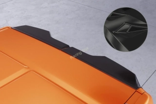 Ford Transit MK7 Custom střešní spoiler pro křídlové dveře Glossy Black CSR Lesk.