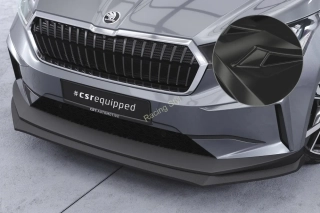 Škoda Enyaq iV přední spoiler lip Glossy Black CSR Lesk