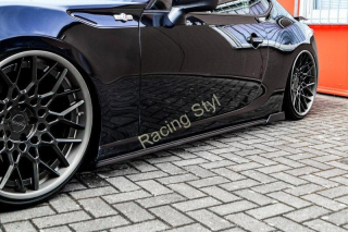 Toyota GT86 spoilery na boční prahy s křidélky IN Tuning Matt.