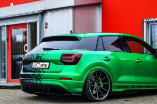 Audi Q2 GA spoiler na zadní nárazník difuzor IN Tuning