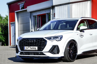 Audi Q3 F3/F3N S-Line přední spoiler lipa s křidélky IN Tuning Matt.