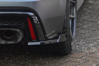 Audi RS6 C8 boční spoilery na zadní nárazník s křidélky IN Tuning Matt.