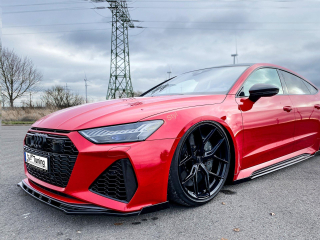 Audi RS7 C8 přední spoiler lipa s křidélky IN Tuning Mat.