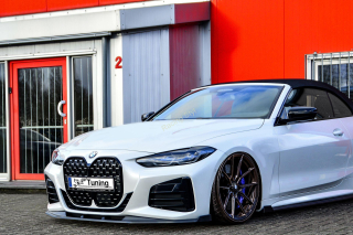 BMW 4 M-Paket G22/G23 přední spoiler lipa s křidélky IN Tuning Matt.