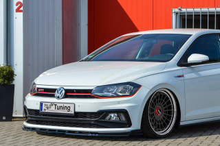 VW Polo GTI 6 2G (AW) přední spoiler lipa s křidélky IN Tuning Matt.