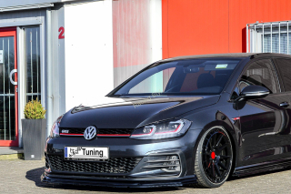 VW Golf 7 GTI + Performance Facelift přední spoiler lipa IN Tuning Matt.