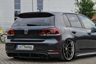VW Golf 6 GTI + Edition 35 spoiler na zadní nárazník difuzor IN Tuning