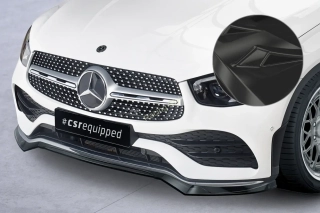 Mercedes Benz GLC (C253) AMG-Line Facelift přední spoiler lipa Glossy Black CSR Lesk.