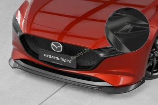 Mazda 3 typ BP přední spoiler lip Glossy Black CSR Lesk