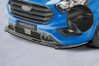 Ford Tourneo Custom Facelift přední spoiler lipa Glossy Black CSR Lesk.