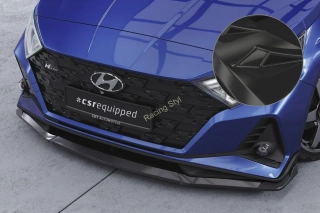 Hyundai I20 (BC3) N/ N-Line přední spoiler lipa Glossy Black CSR Lesk.