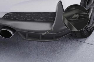 Hyundai I30 (PD) N boční spoilery na zadní nárazník Glossy Black CSR Lesk.