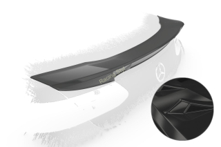Mercedes Benz E (A238) Cabrio spoiler na víko kufru Glossy Black CSR Lesk.
