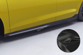 Škoda Octavia 4 nástavce na boční prahy Glossy Black CSR Lesk.