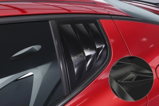 Kia Stinger GT boční kryty na zadní okna Glossy Black CSR Lesk