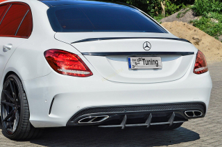 Mercedes C W205 43 AMG Sedan spoiler na zadní nárazník difuzor IN Tuning