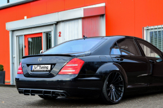 Mercedes Benz S W221/V221 spoiler na zadní nárazník difuzor IN Tuning