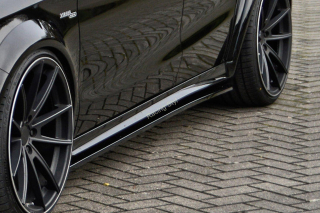 Mercedes Benz CLA AMG-Line + CLA45 AMG/ C176/ 245G nástavce bočních prahů IN Tuning Matt.