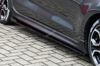 Suzuki Swift Sport RZ/AZ nástavce na boční prahy s křidélkem IN Tuning Matt.