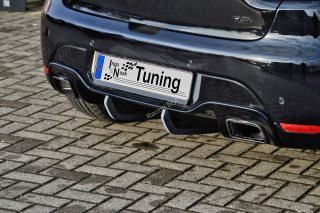 Renault Clio 4 RS nástavce prodloužení na originální difuzor IN Tuning