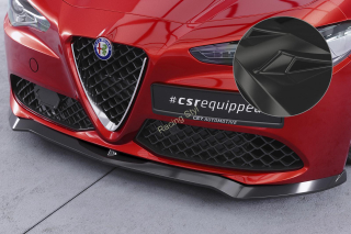Alfa Romeo Giulia 952 Veloce přední spoiler lip Glossy Black CSR Lesk