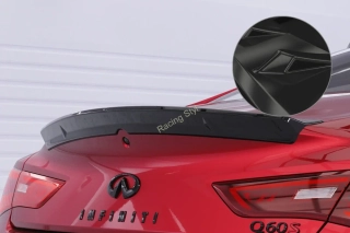 Infiniti Q60 spoiler na víko kufru Glossy Black CSR Lesk.