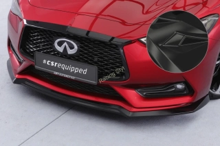 Infiniti Q60 přední spoiler lipa Glossy Black CSR Lesk.