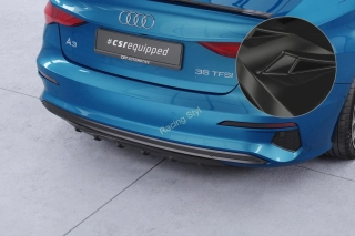 Audi A3 8Y spoiler na zadní nárazník Glossy Black CSR Lesk
