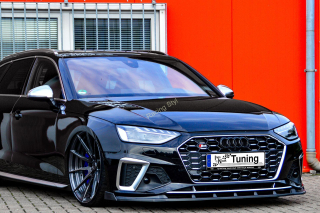 Audi A4 S-Line/ S4 B9 Facelift přední spoiler lipa s křidélky IN Tuning Matt.