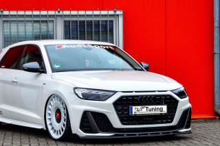 Audi A1 GB Sportback S-Line přední spoiler lipa s křidélky IN Tuning Matt.