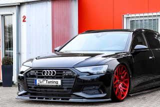 Audi A6 4K C8 přední spoiler lipa IN Tuning Matt.