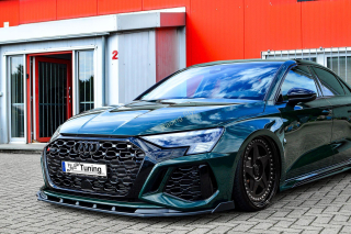Audi RS3 8Y přední spoiler lipa s křidélky IN Tuning Matt.