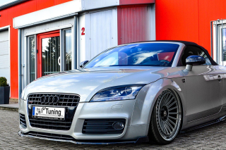 Audi TT 8J S-Line přední spoiler lipa s křidélky IN Tuning Matt.