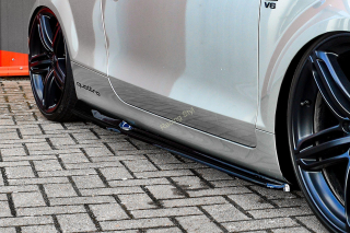 Audi TT 8J nástavce pod boční prahy IN Tuning Matt.