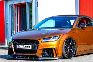 Audi TTRS 8S přední spoiler lipa s křidélky IN Tuning Matt.