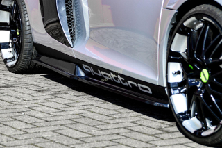 Audi R8 typ 42 nástavce na boční prahy IN Tuning Matt.