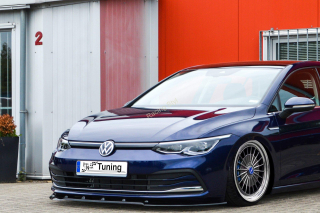 VW Golf 8 přední spoiler lipa IN Tuning Matt.