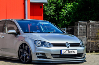 VW Golf 7 AU přední spoiler lipa IN Tuning Matt.